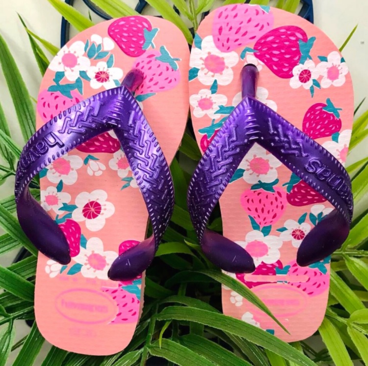Chinelo Flores, Havaianas, Meninas
