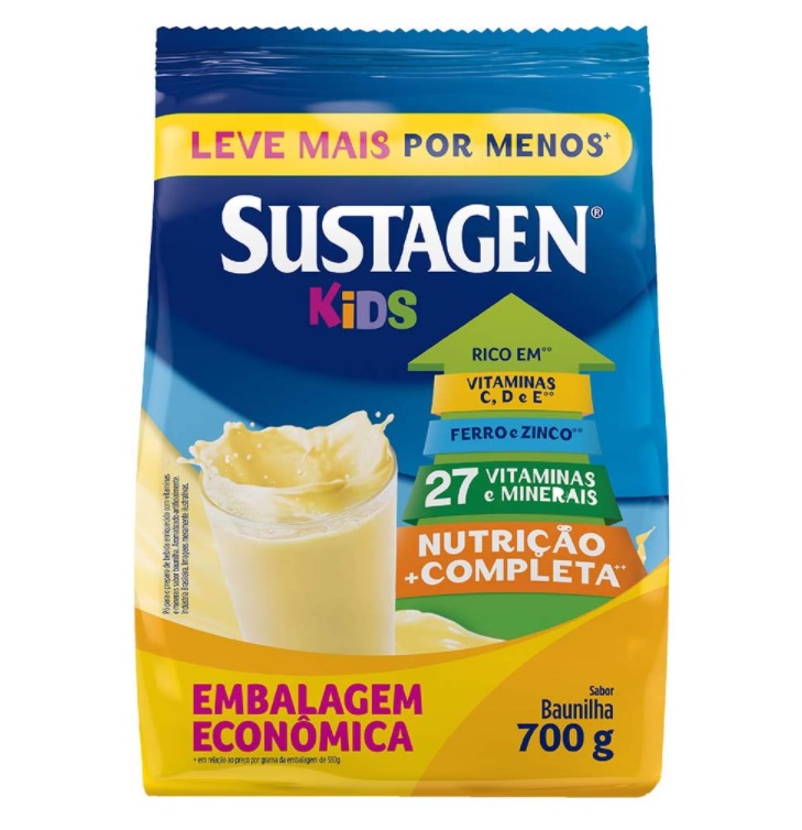 Complemento Alimentar Sustagen Kids Sabor Baunilha – Sachê 700g