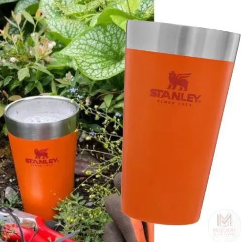 Copo Térmico de Cerveja Stanley Signal Orange 473ML
