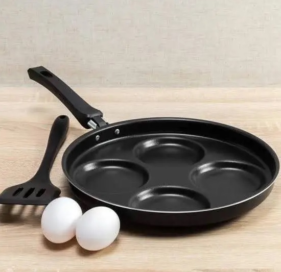 Frigideira 4 Ovos Aluminio Antiaderente Linha Gourmet Multiflon