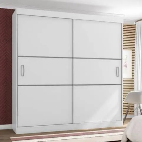Guarda-roupa Casal 2 Portas de Correr – 4 Gavetas Araplac 1940