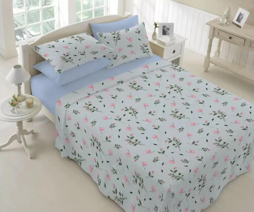 Jogo de Cama Casal Teka 150 Fios – 4 peças