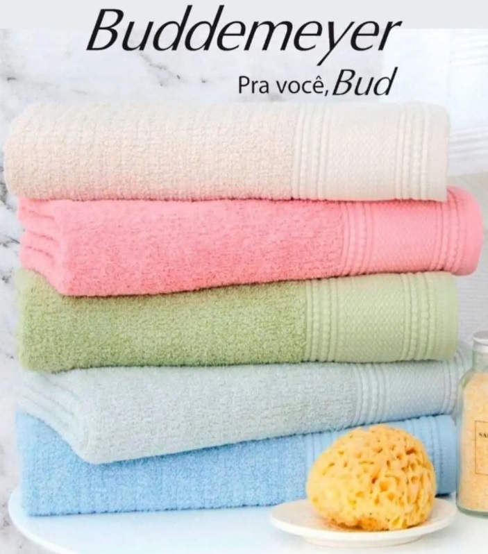 Jogo de Toalhas Felpuda Buddemeyer Novitá – 100% Algodão Branco 5 Peças