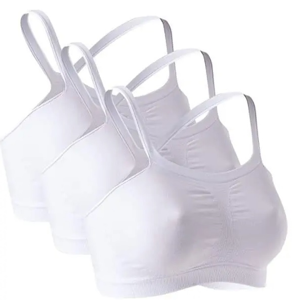 Kit 3 Sutiãs Bandini Seamless, Hanes, Feminino