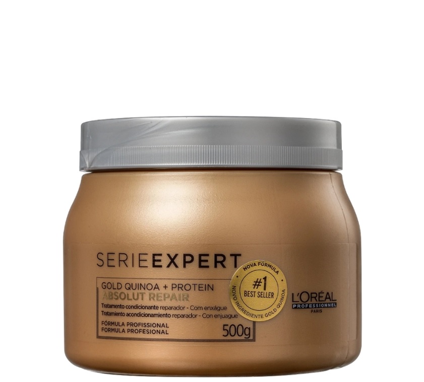 L’Oréal Professionnel Serie Expert Absolut Repair Gold Quinoa + Protein – Máscara Capilar 500ml
