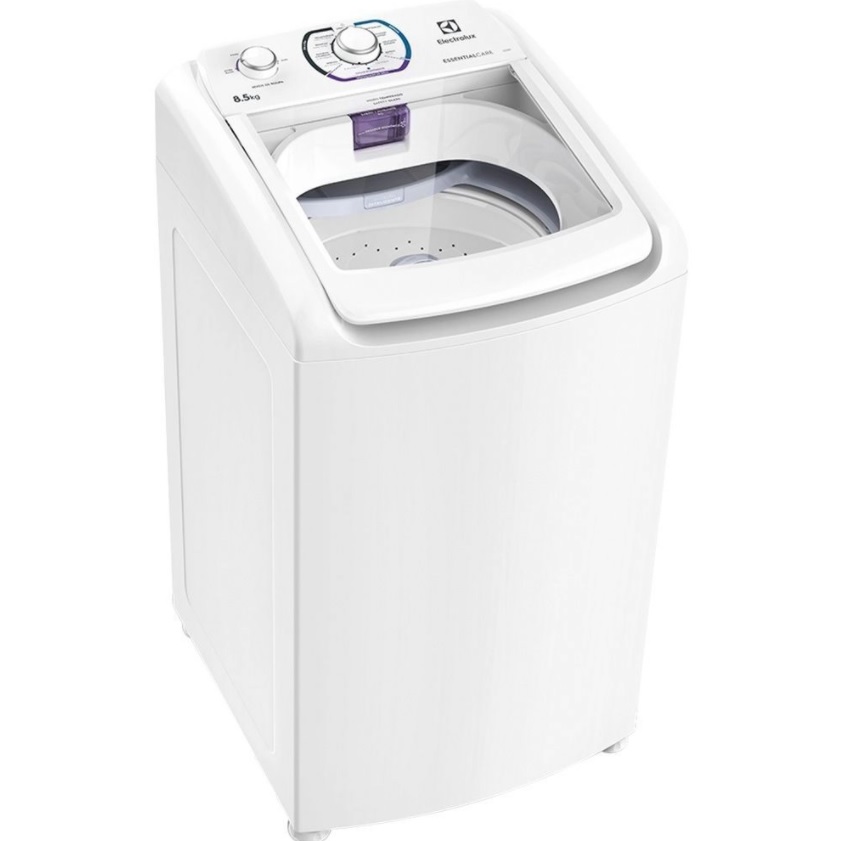 Lavadora de Roupas Electrolux 8,5Kg LES09 Branca Essencial Care