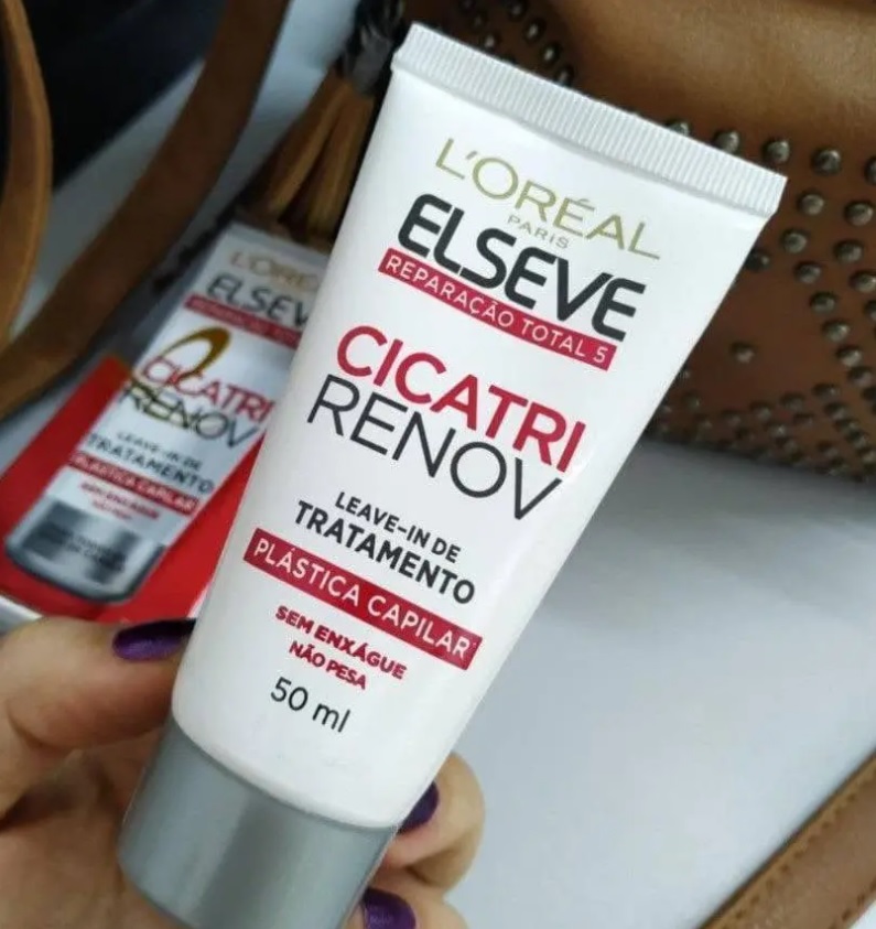 Leave In Reparador Cicatri Renov Elseve L’Oréal Paris 50 ml, L’Oréal Paris, Branco