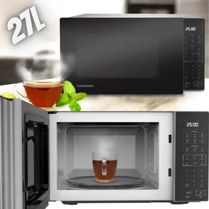 Micro-ondas Toshiba 27L SmartPlate Cinza
