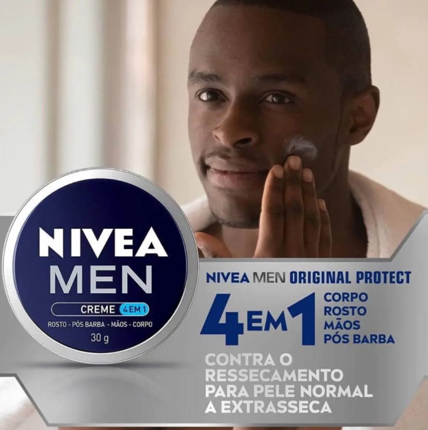 Nivea Men Creme 4 em 1 30G, Nivea