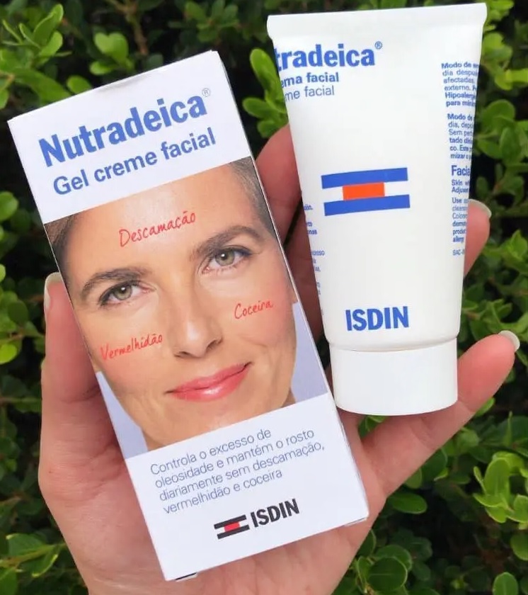 Nutradeica Gel Creme Facial Pele Descamativa Isdin 50mL