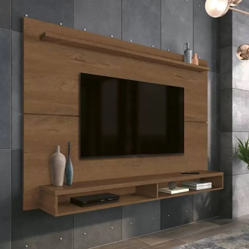 Painel para TV até 60” 1 Prateleira EDN Móveis – Tradicional Maxi