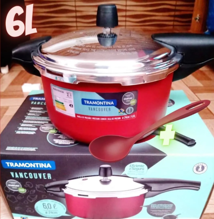Panela De Pressão Vancouver 24cm 6L Tramontina + Concha