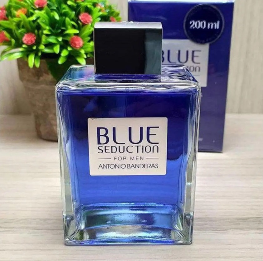 Perfume Antonio Banderas Blue Seduction Masculino Eau de Toilette 200ml