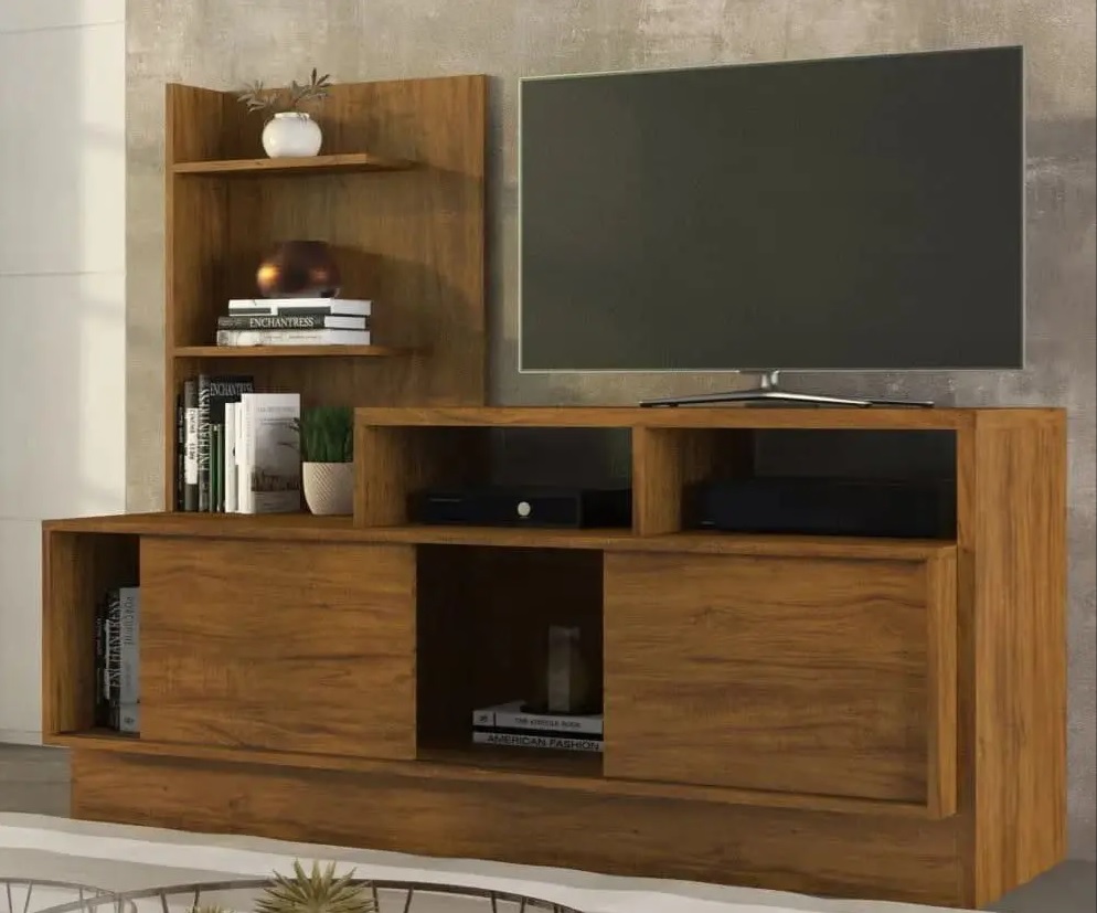 Rack para TV até 43” 2 Portas Via Móveis – Julio