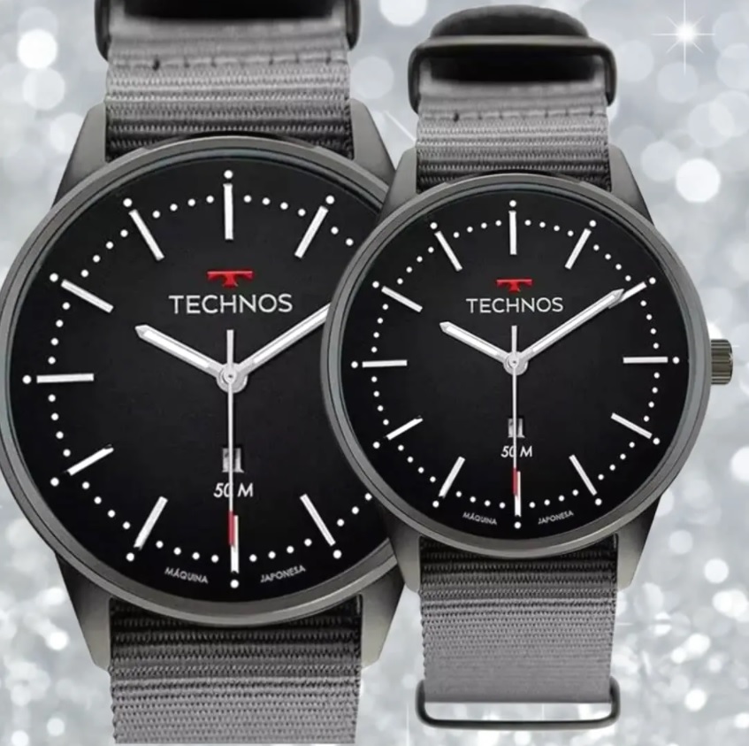 Relógio Masculino Technos Analógico Steel – 2015CDV/8C Grafite
