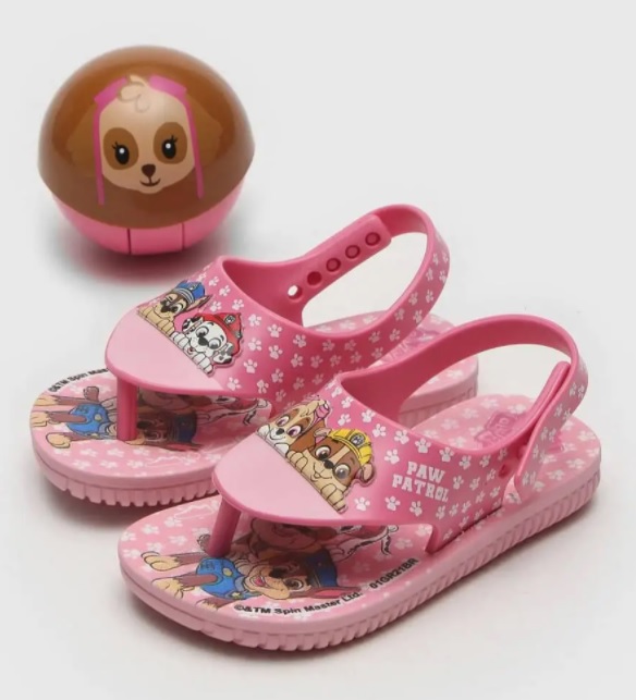 Sandália Cão Bolinha Patrulha Canina, Grendene Kids