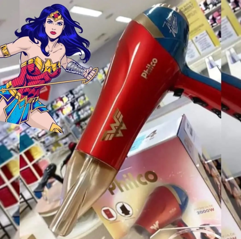 Secador de Cabelos Philco Mulher Maravilha PSC15 2100W – 220V ou 110v