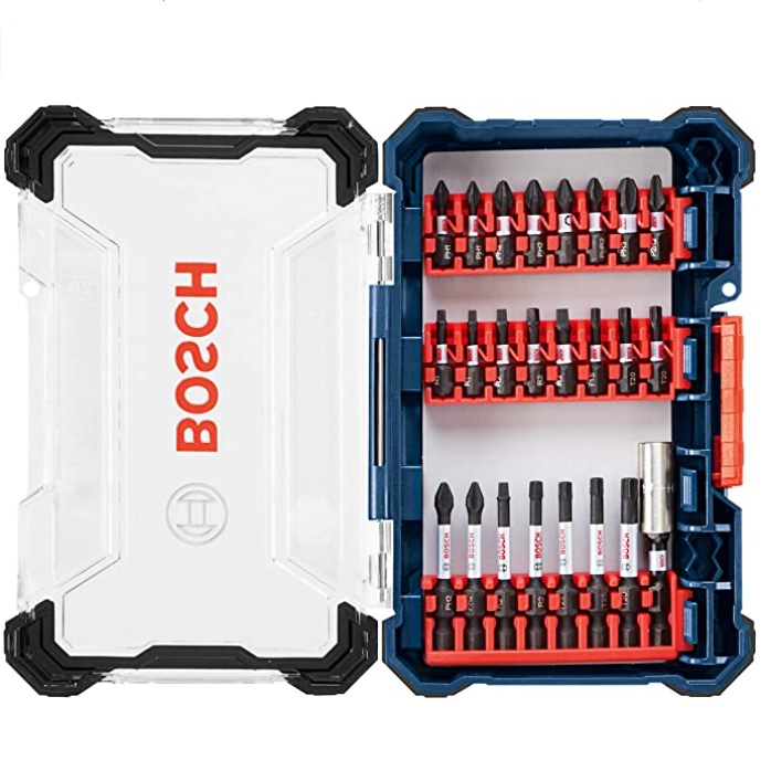 BOSCH Conjunto de 24 peças SDMS24 parafusos resistentes a impactos