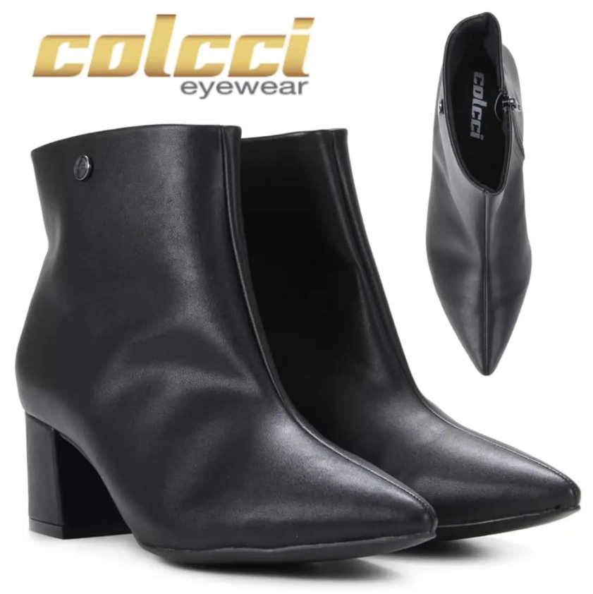 Bota Cano Curto Colcci Bico Fino Feminina