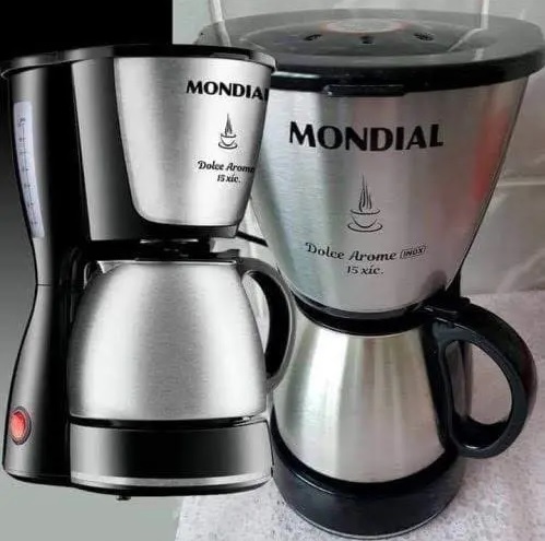 Cafeteira Elétrica Inox Mondial Dolce Arome – C-34 JI Preto