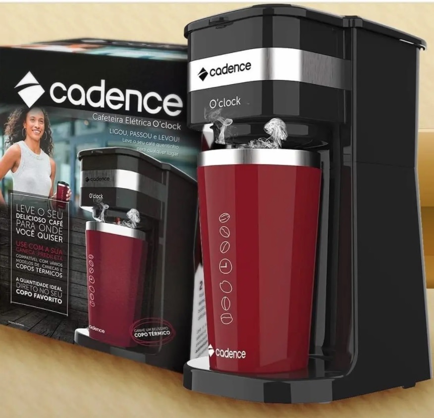 Cafeteira To Go O’Clock, 110v, Cadence