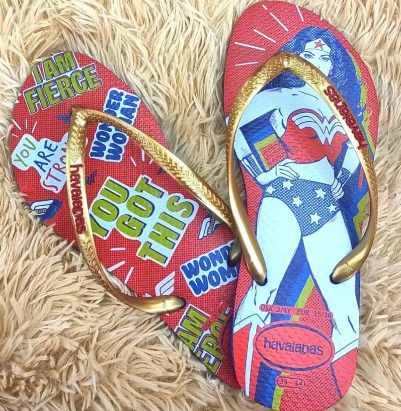 Chinelo Slim Heroinas, Havaianas, Meninas