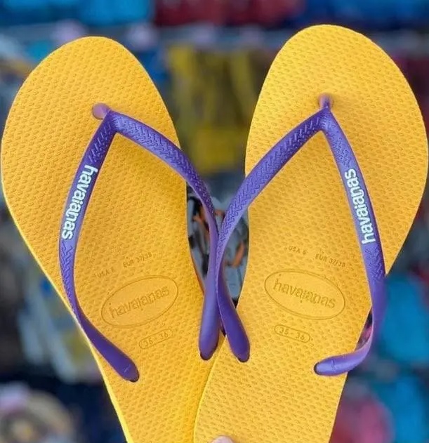 Chinelo Slim Logo Pop-Up, Havaianas, Feminino