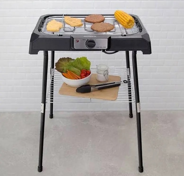 Churrasqueira Elétrica Mondial 2000W – Coletor de Gordura Grand Steak & Grill II