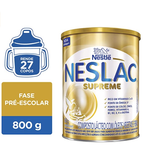 Composto Lácteo, Neslac Supreme, 800g