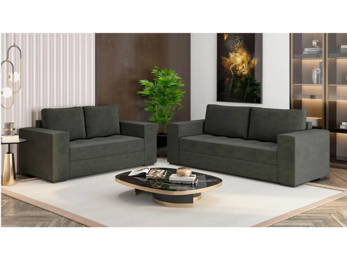 Conjunto de Sofás 2 e 3 Lugares Lisboa – Viart Estofados