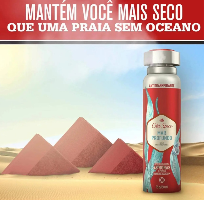 Desodorante Spray Antitranspirante Old Spice Mar Profundo 150Ml, Old Spice