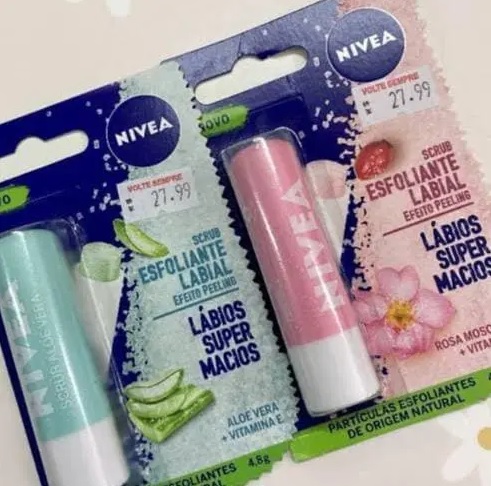 Esfoliante Labial Nivea Scrub Aloe Vera, Nivea