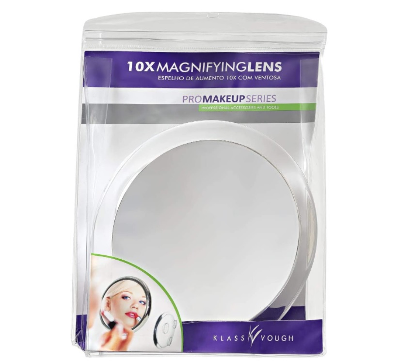Espelho de Aumento 10X com Ventosa, Klass Vough