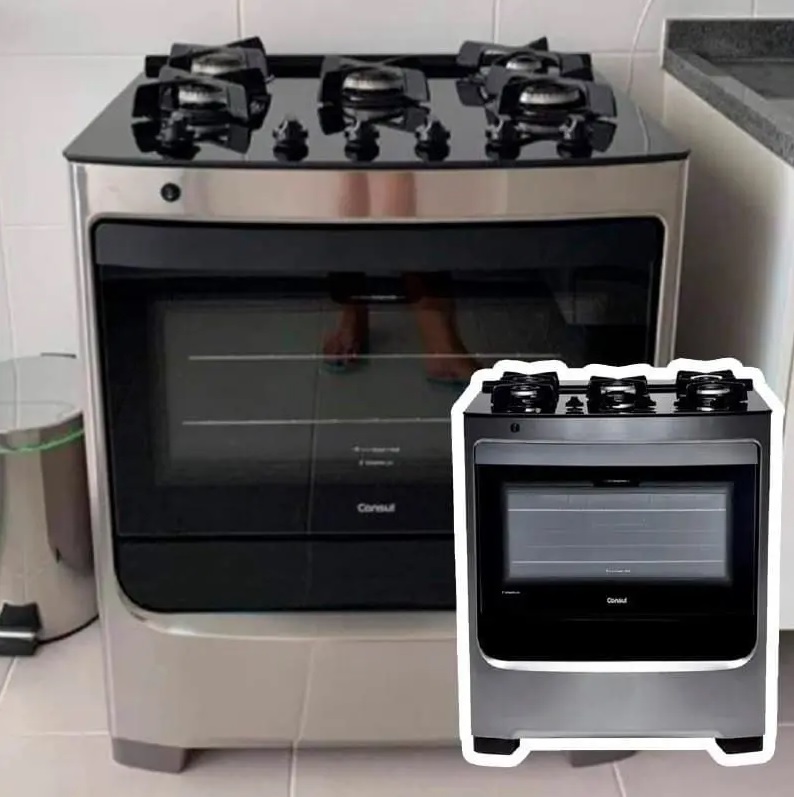 Fogão 5 Bocas Consul CFS5 VAR – Acendimento Automático Inox