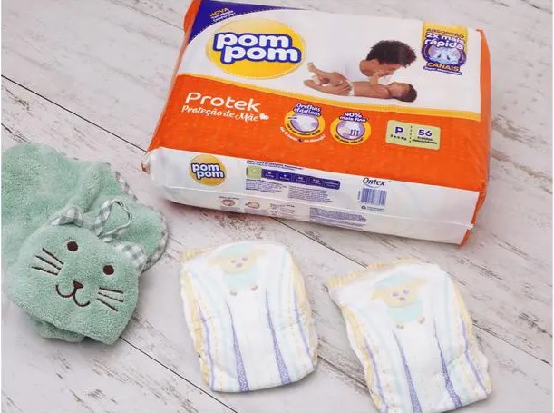Fralda Pom Pom Protek Proteção de Mãe Mega – (M 46 Un. / P 56 Un. / XG 36 Un. / XXG 26 Un.)