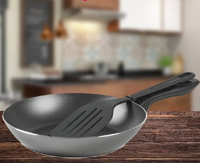 Frigideira com Espátula, Chilli, 20 cm, Prata, Brinox