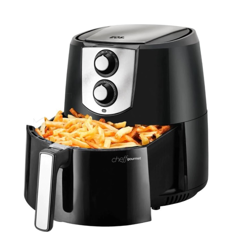 Fritadeira Sem Óleo Air Fryer EOS Chef Gourmet 4,2L Preta EAF42P 110V