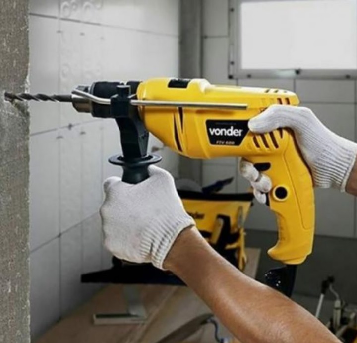 Furadeira Com Impacto Vonder 1/2