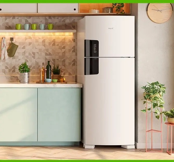 Geladeira Consul Frost Free Duplex Crm56 450l Espaço Flex Branca Com Painel Eletrônico Externo – 110v