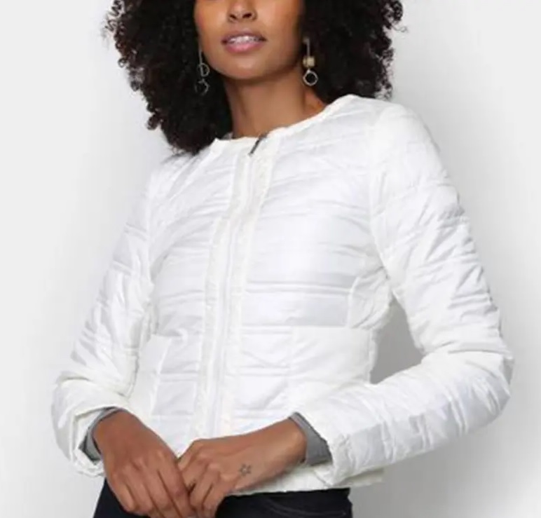 Jaqueta Puffer Eagle Rock Acinturada Feminina