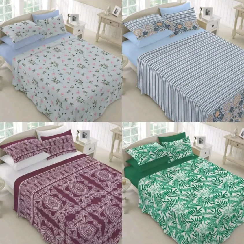 Jogo de Cama Casal Teka 150 Fios – Ternura Plus