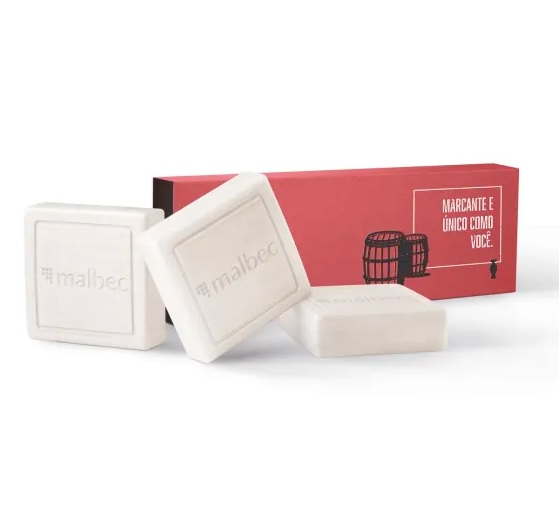 Kit Malbec Trio De Sabonetes