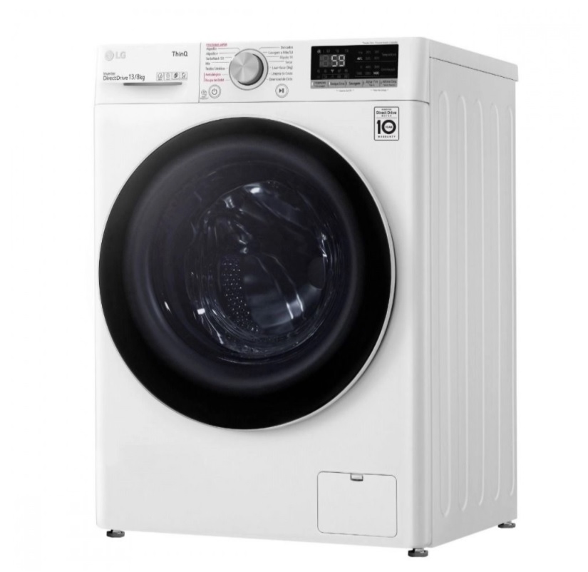 Lava e Seca LG Smart VC4 13kg Branca CV5013WC4