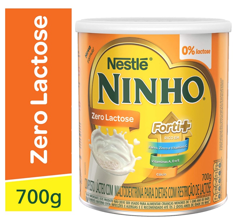 Leite em Pó, Zero Lactose, Ninho, 700g
