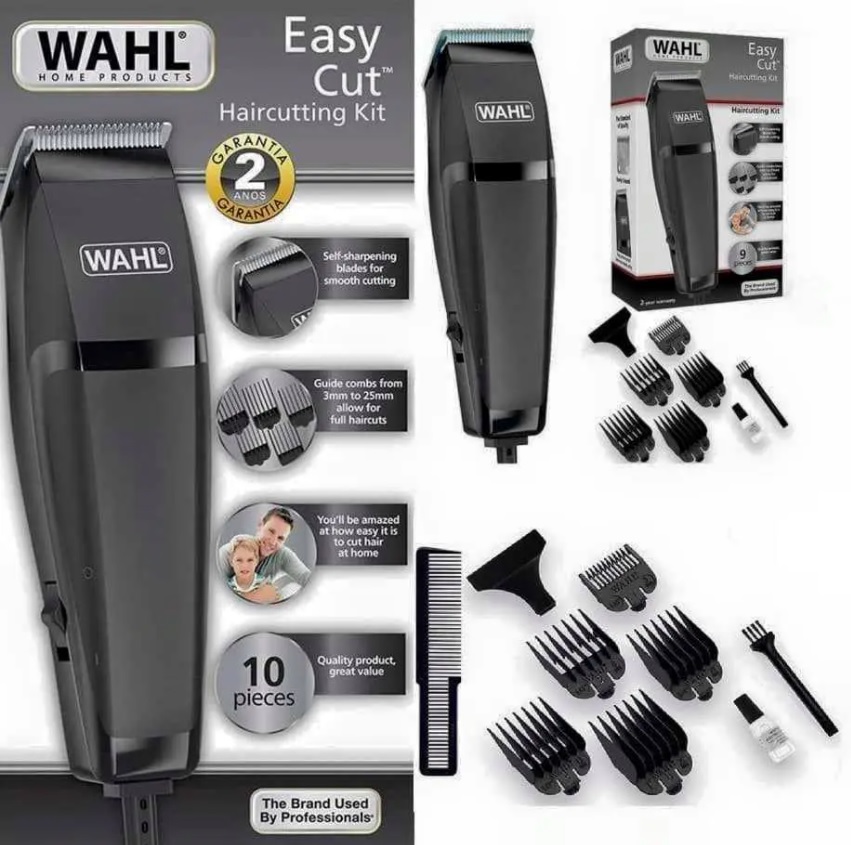 Máquina para Cortar Cabelos, Wahl, 9314-2955, Preta, 127V