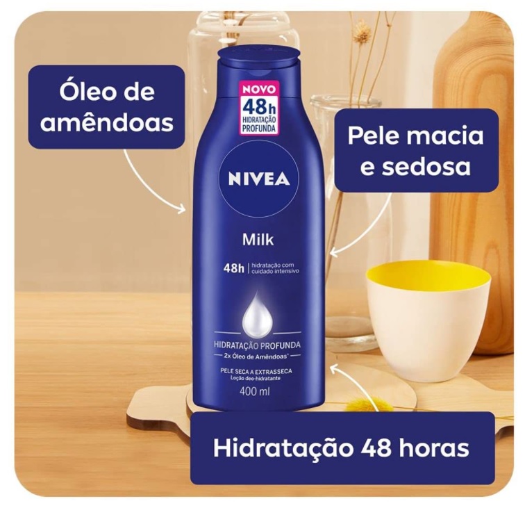 Nivea Hidratante Desodorante Milk 400ml