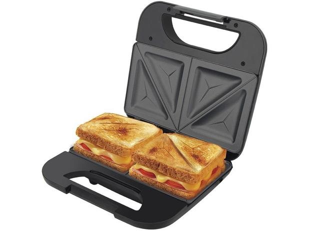 Sanduicheira Britânia Toast Preta 750W – Antiaderente