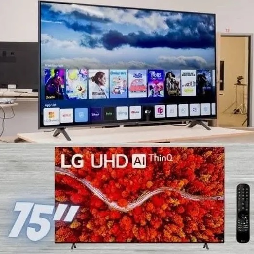 Smart Tv Led 75” Lg 75up8050 4k Uhd Wi-Fi Bluetooth Hdr Inteligência Artificial Thinq Smart Magic Google Alexa