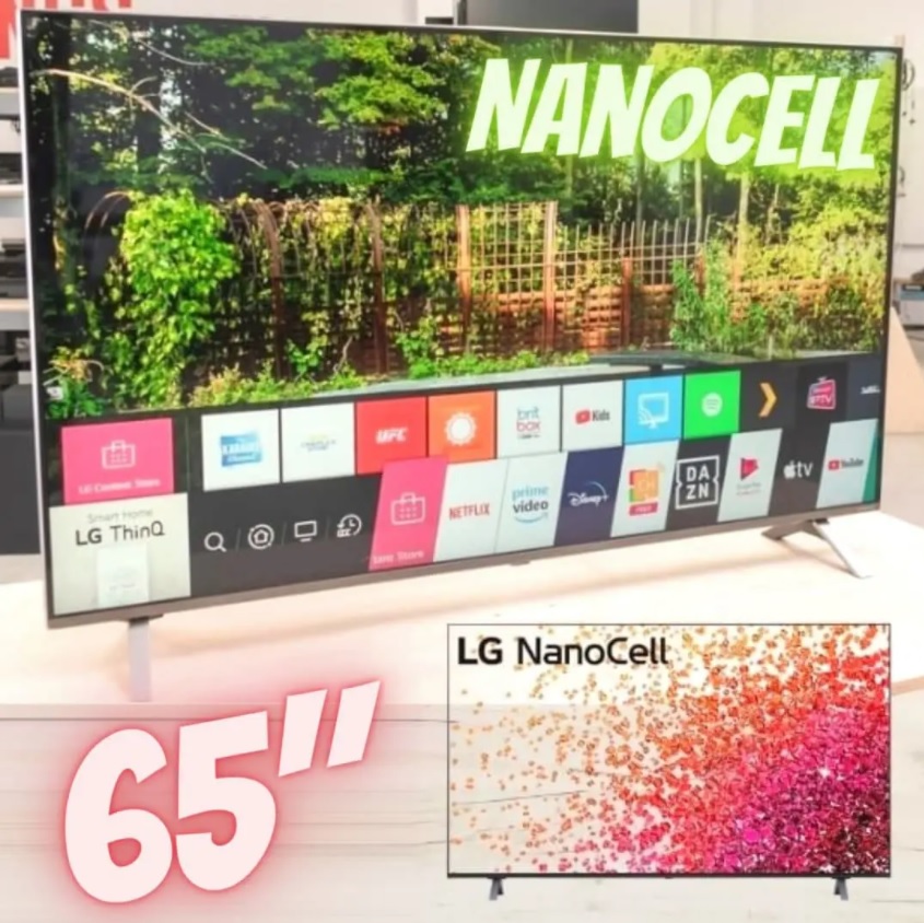 Smart Tv Lg 65″ 4k Nanocell 65nano75 3x Hdmi 2.0 Inteligência Artificial Thinqai Smart Magic Google Alexa