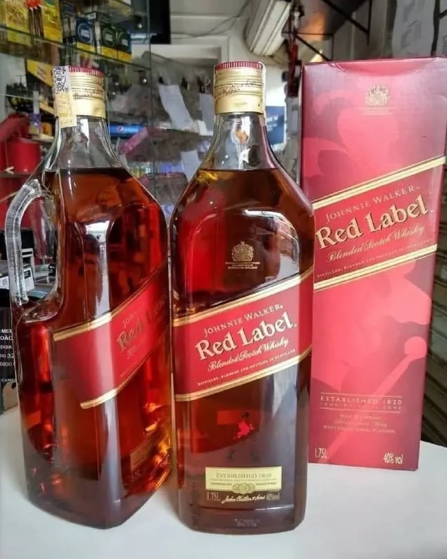 Whisky Johnnie Walker Escocês Red Label 1,75L